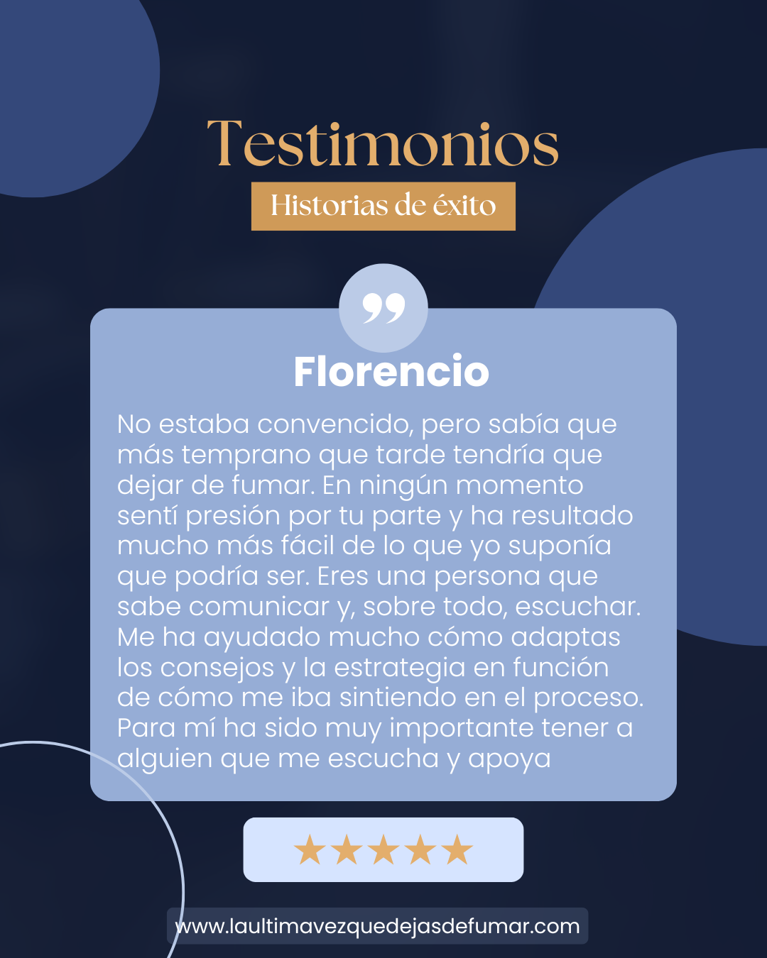 Testimonio La Ultima vez