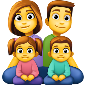 Icono de familia y calidad de vida